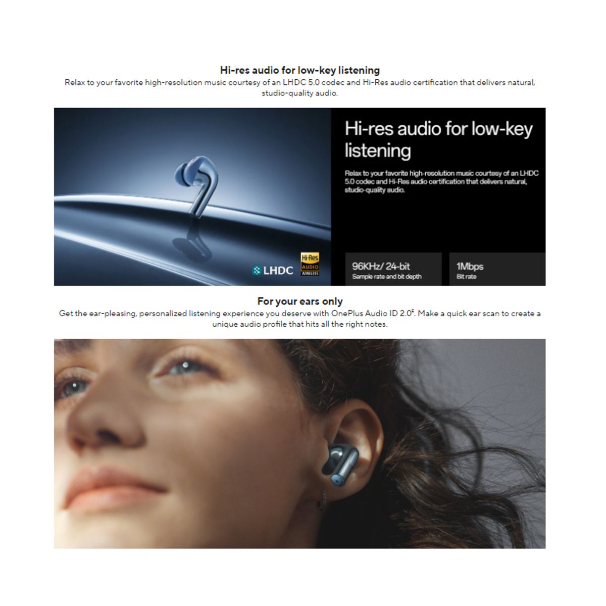 ONEPLUS - Audífonos Inalámbricos Bluetooth oneplus buds 3 - Negro