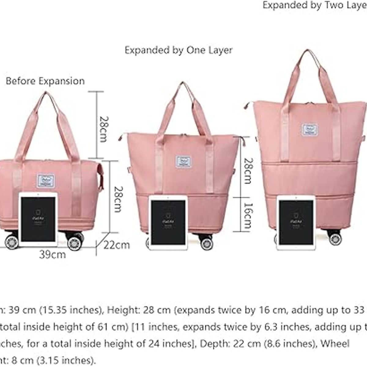 TIOZONEY - Bolsa de viaje de gran capacidad