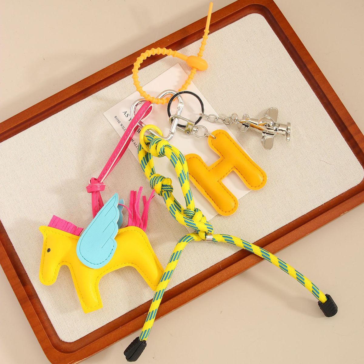 TIOZONEY - Colgante de bolsa de nudo colgante de billetera de mujer colgante