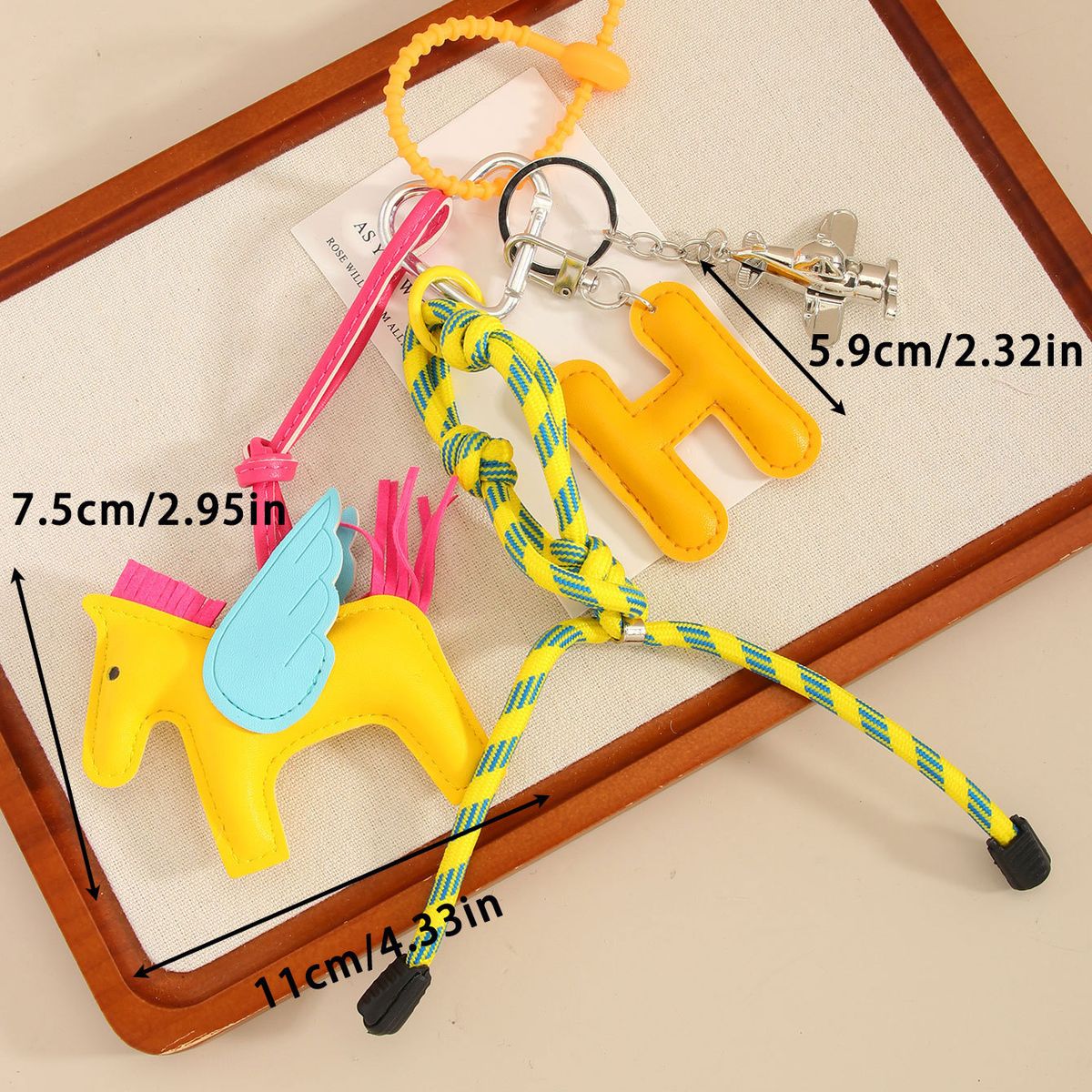 TIOZONEY - Colgante de bolsa de nudo colgante de billetera de mujer colgante