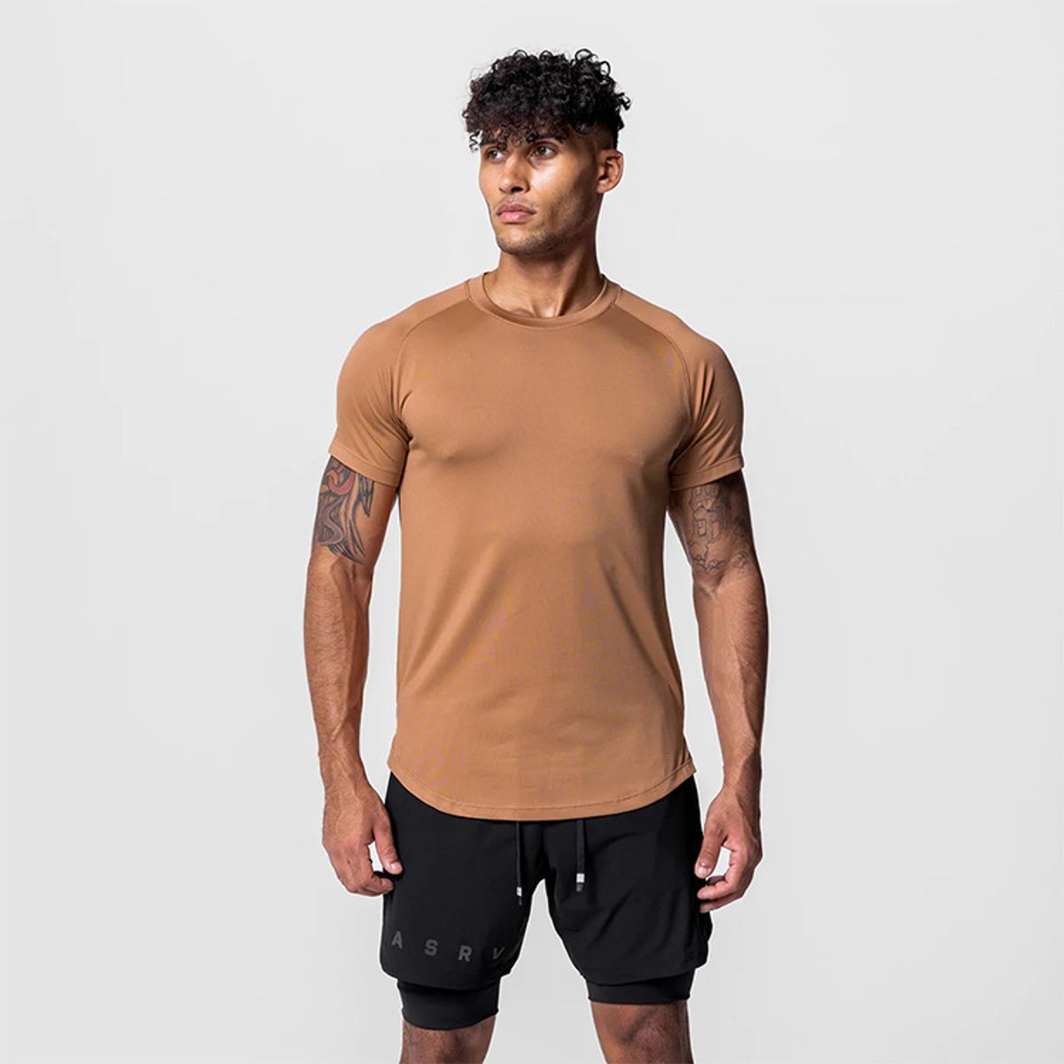 TIOZONEY - Polera Cuello Redondo Algodón Premium Hombre