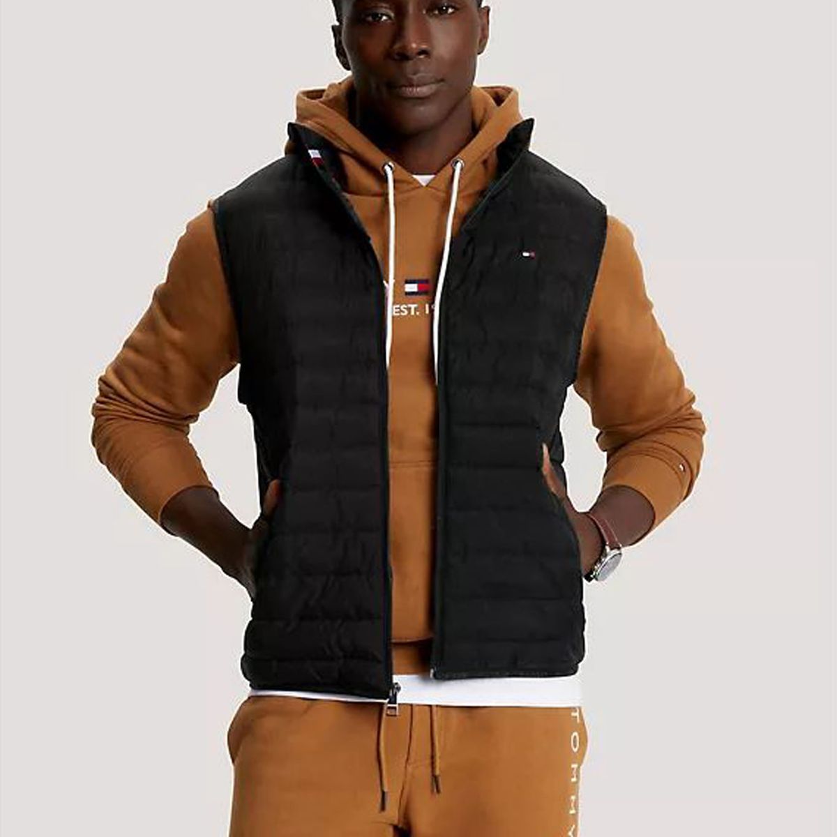 TOMMY HILFIGER - CHALECO PARA HOMBRES TH