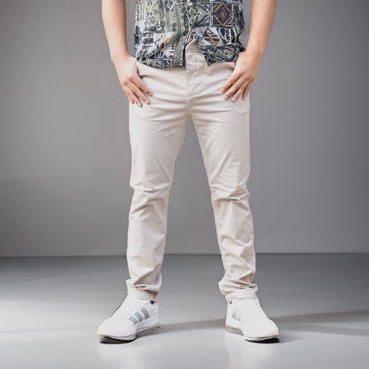 GENERICO - PANTALON DE HOMBRE DRILL STRETCH SLIM