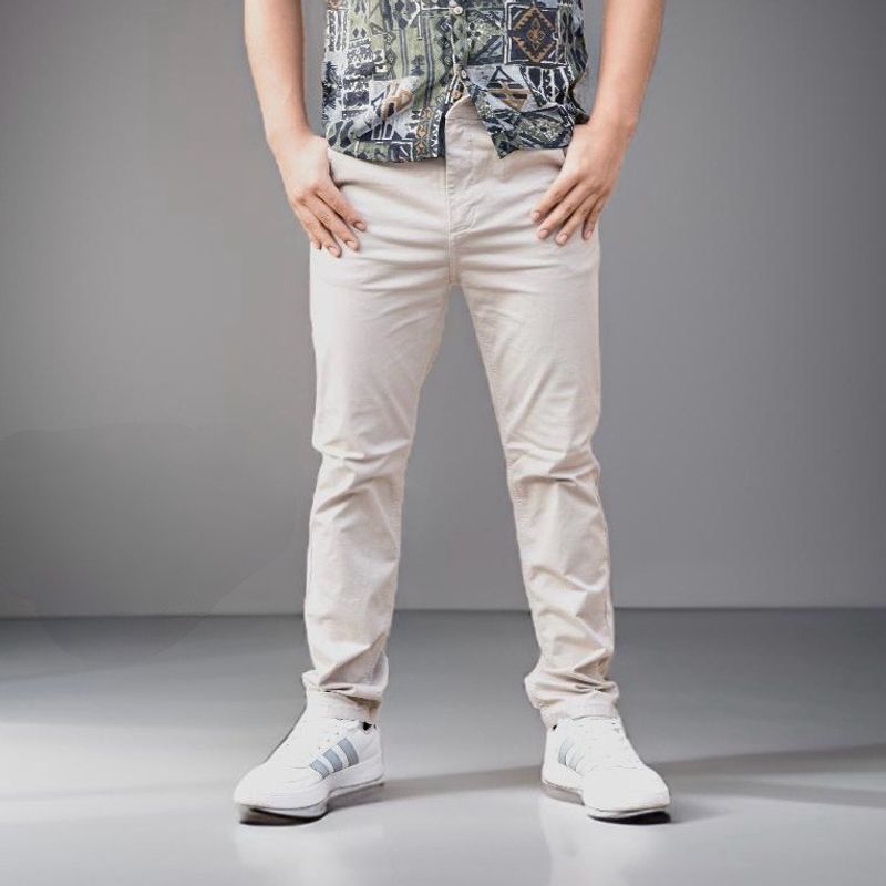 GENERICO - PANTALON DE HOMBRE DRILL STRETCH SLIM