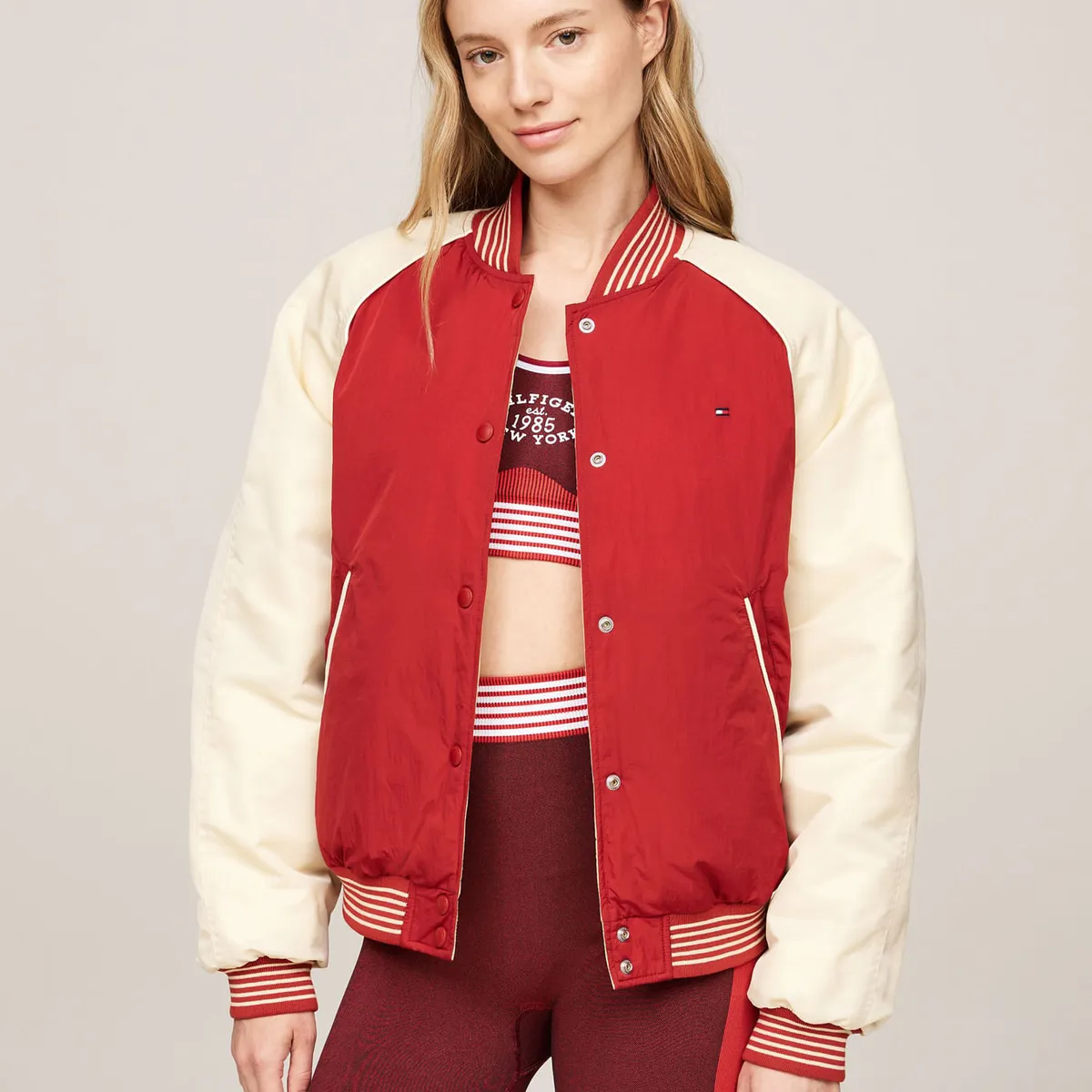 TOMMY HILFIGER - CASACA VARSITY RLX REVERSIBLE BOMBER