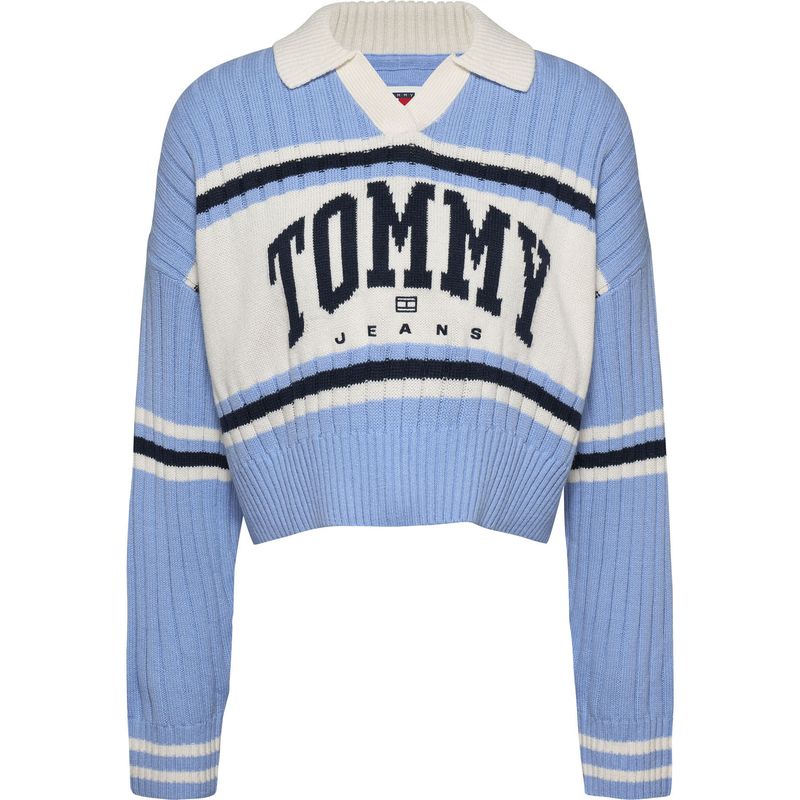TOMMY HILFIGER - SWEATER TJW VARSITY RUGBY SWEATER