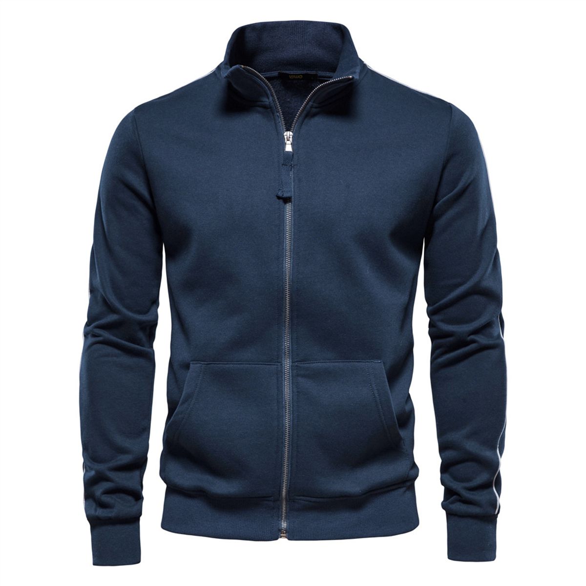 TIOZONEY - Sudadera con cremallera completa hombre