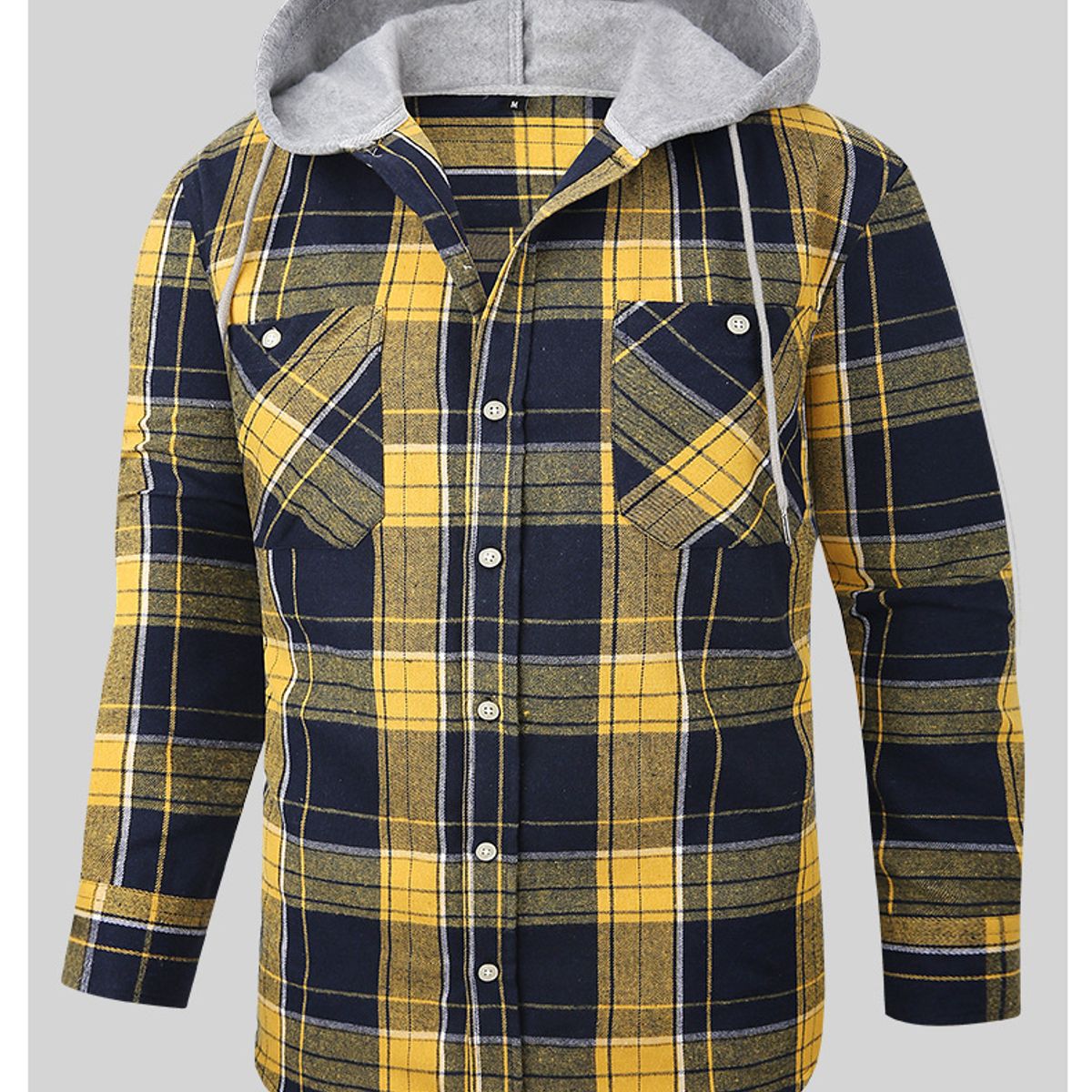 TIOZONEY - Camisas con capucha para hombre