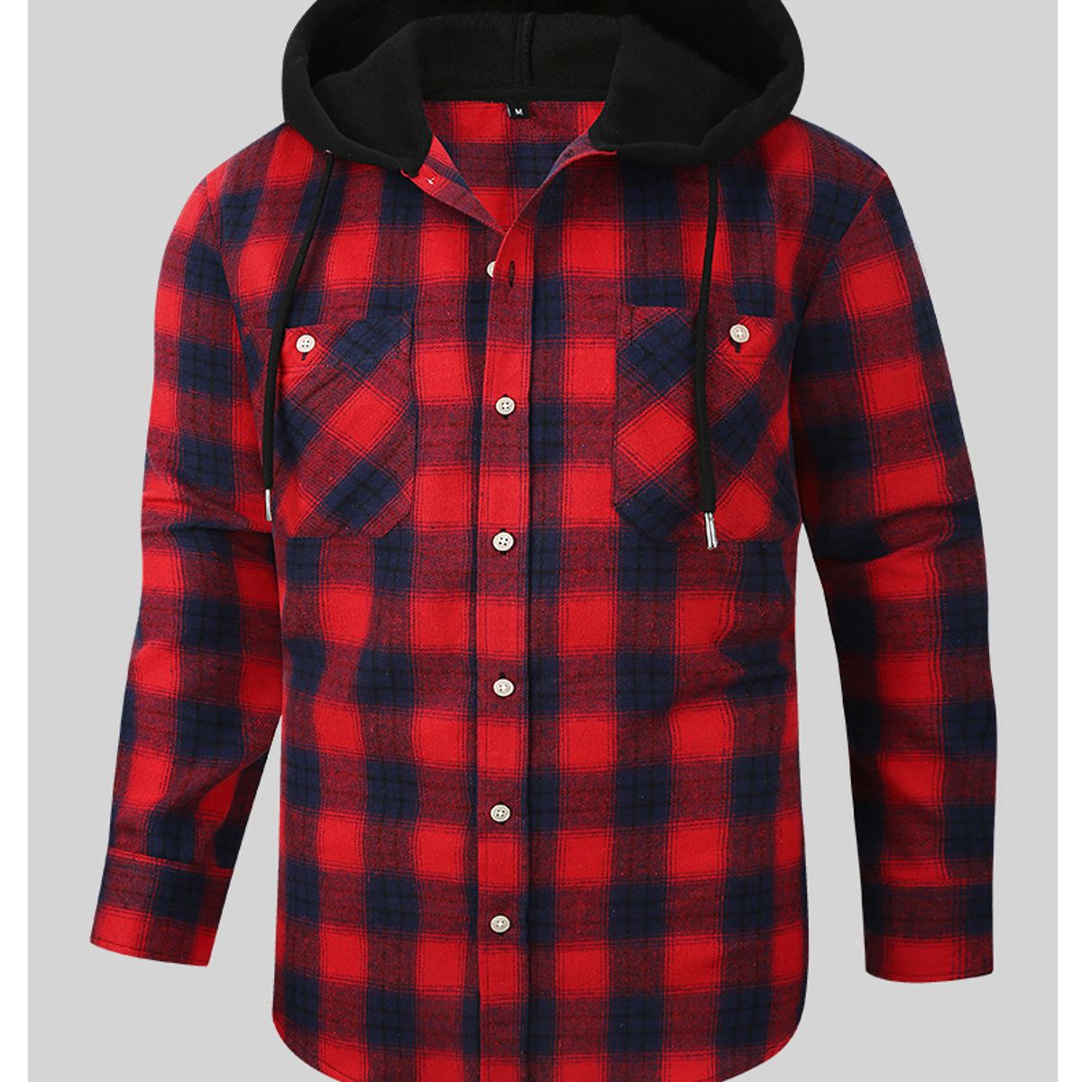 TIOZONEY - Camisas con capucha para hombre