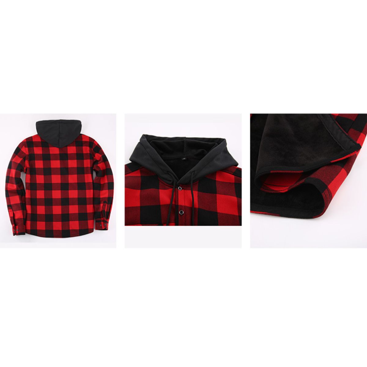 TIOZONEY - Camisas con capucha para hombre