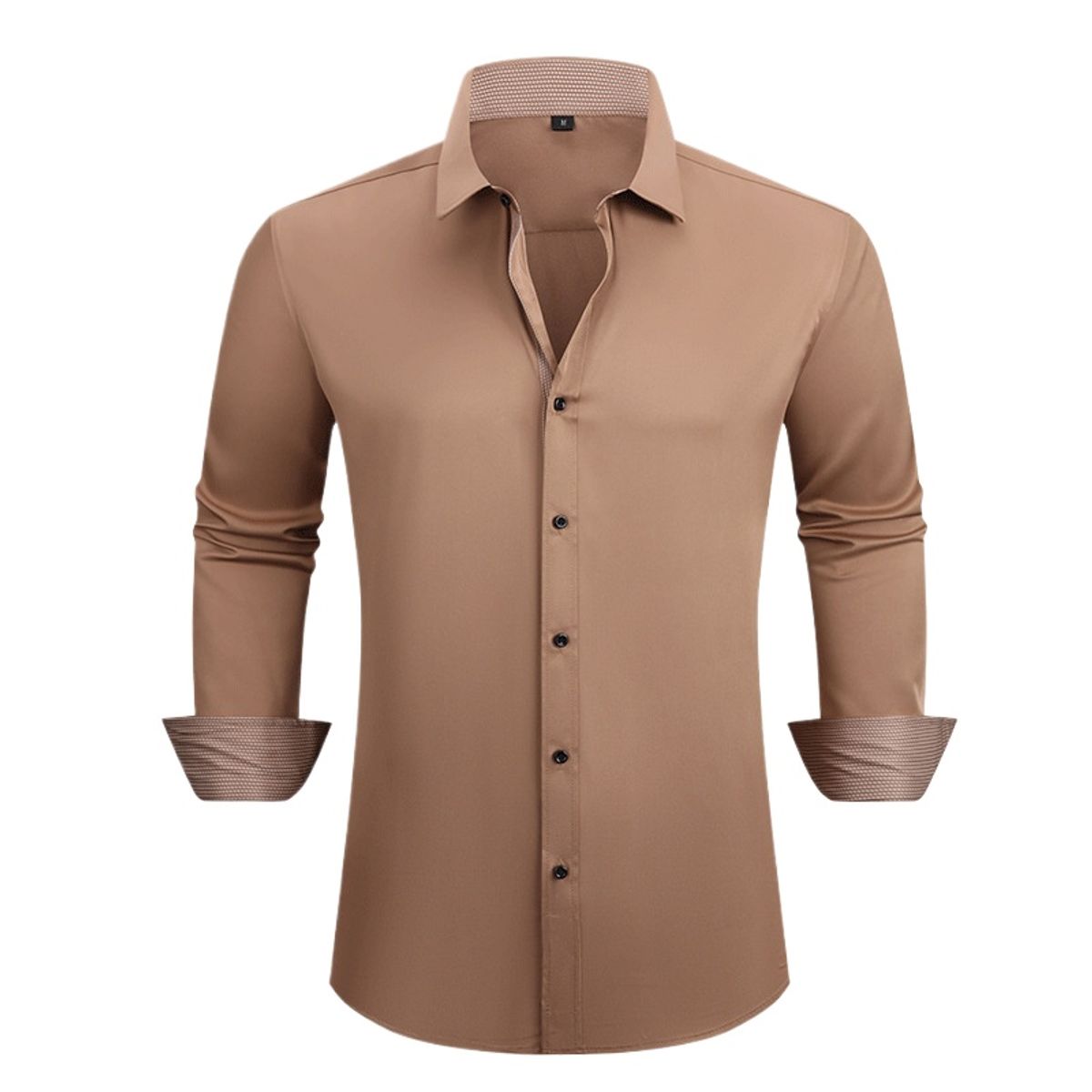 TIOZONEY - Camisa elástica talla grande