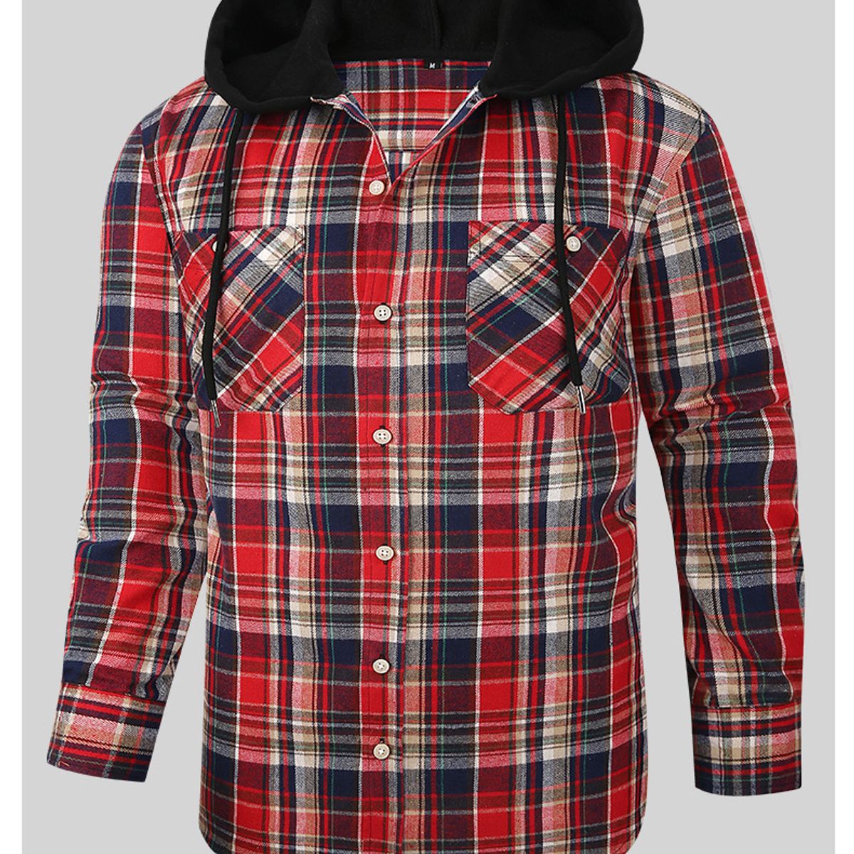 TIOZONEY - Camisas con capucha para hombre