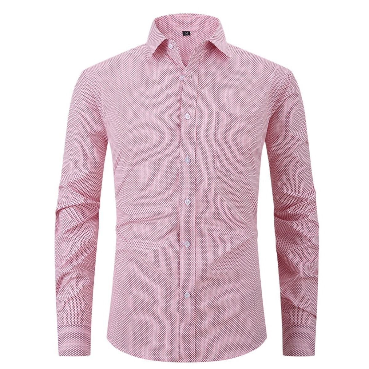 TIOZONEY - Camisa de cuadros elástica