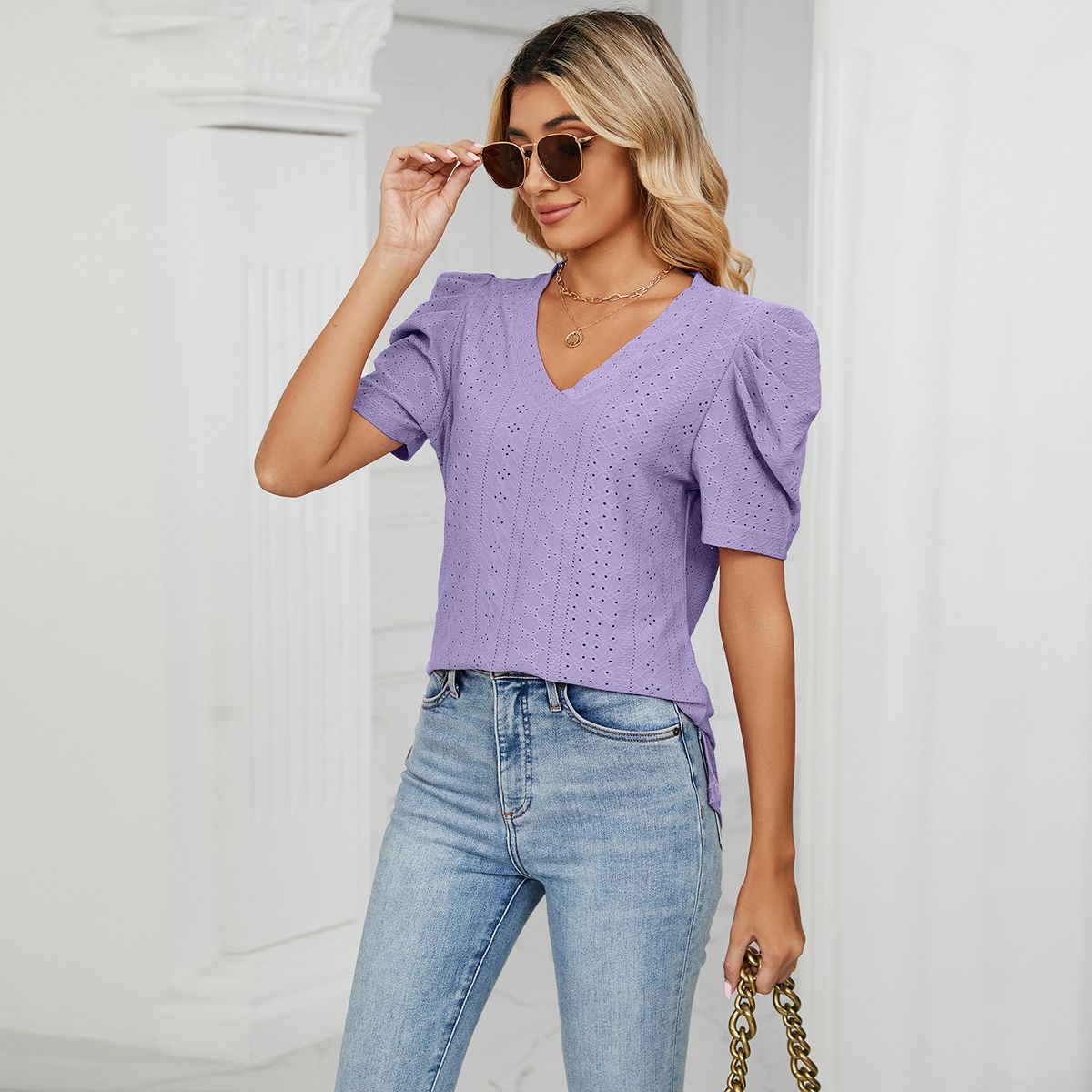 TIOZONEY - Blusa Mujer