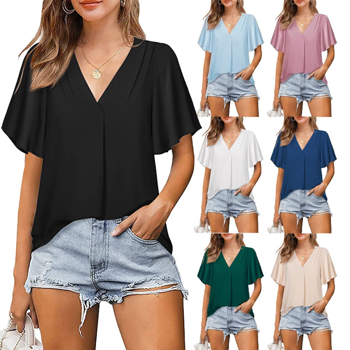 TIOZONEY - Blusa Mujer