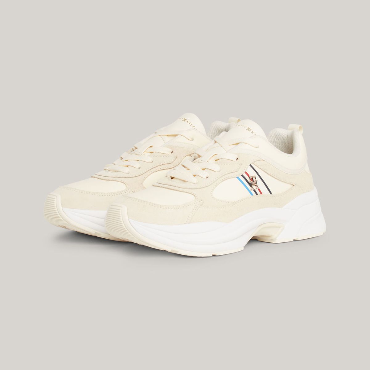 TOMMY HILFIGER - Zapatillas Global Stripe de ante