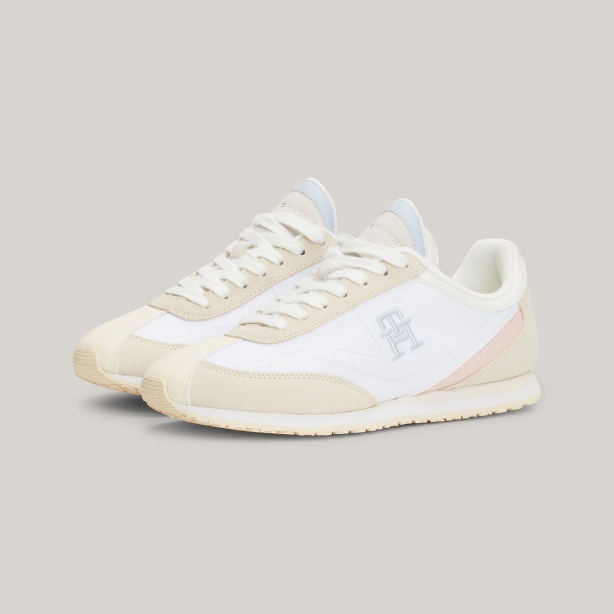 TOMMY HILFIGER - Zapatillas estilo running de ante