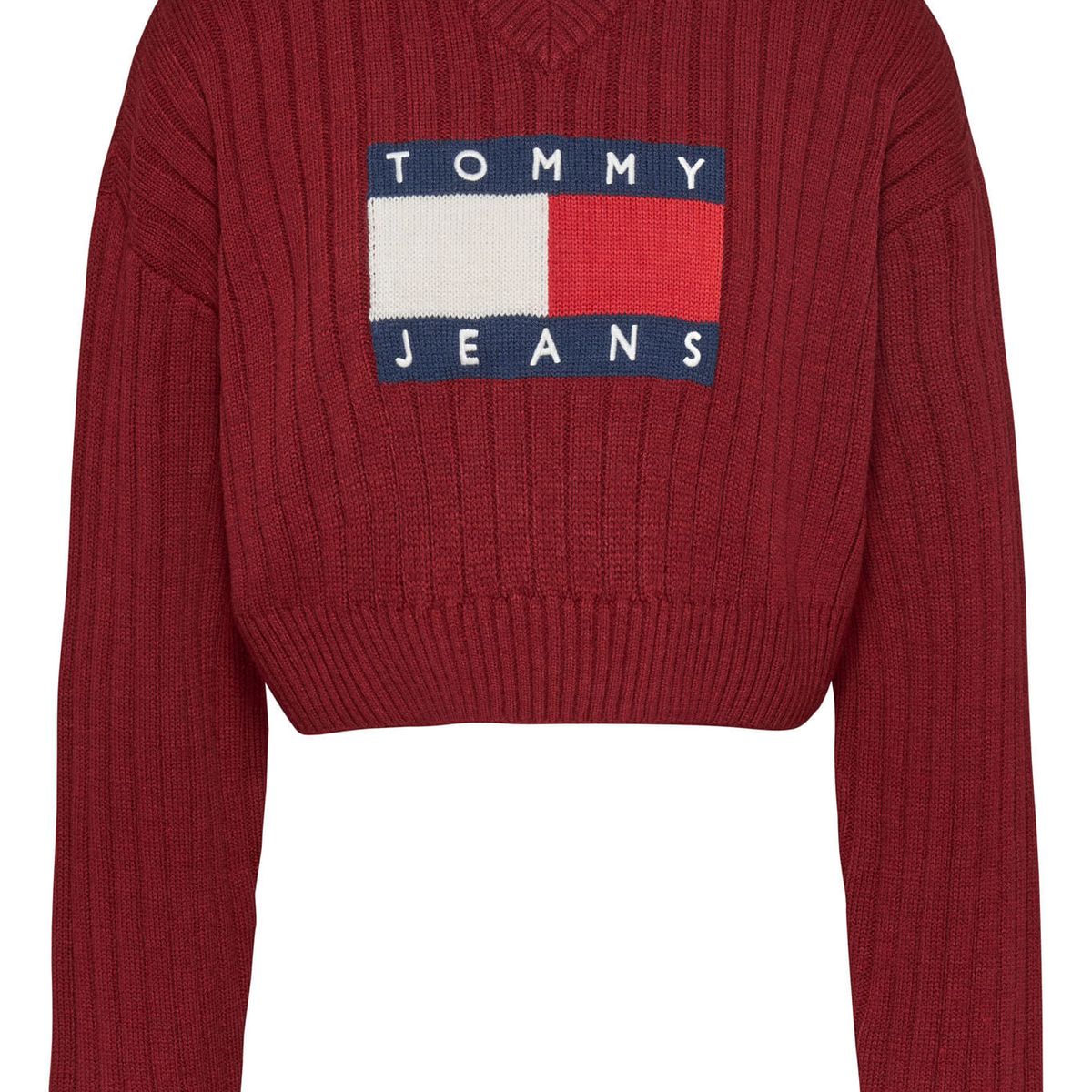 TOMMY HILFIGER - SWEATER TJW VNCK CENTER FLAG SWEATER E