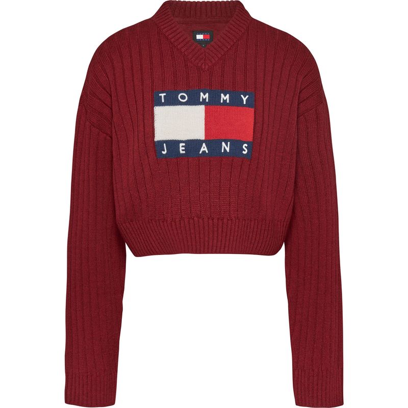 TOMMY HILFIGER - SWEATER TJW VNCK CENTER FLAG SWEATER E