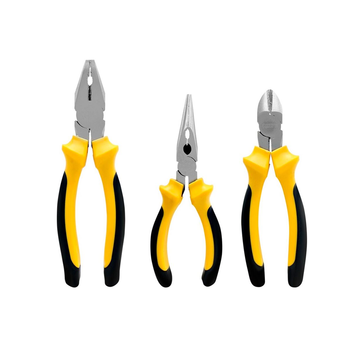 KAMASA - Juego De Alicates Kamasa 3 Pzs (6",6",8") Pvc KM286