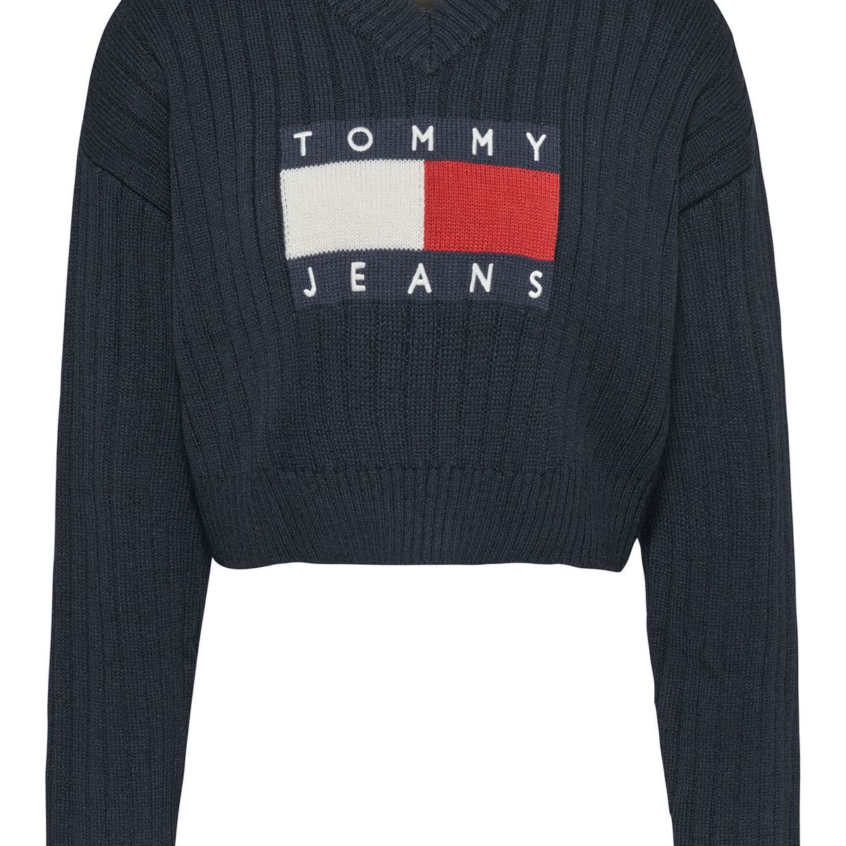 TOMMY HILFIGER - SWEATER TJW VNCK CENTER FLAG SWEATER E