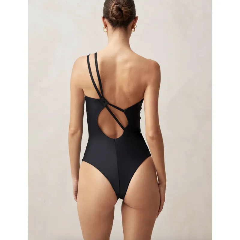 SOLARY - Ropa Traje de Baño Negro Capri