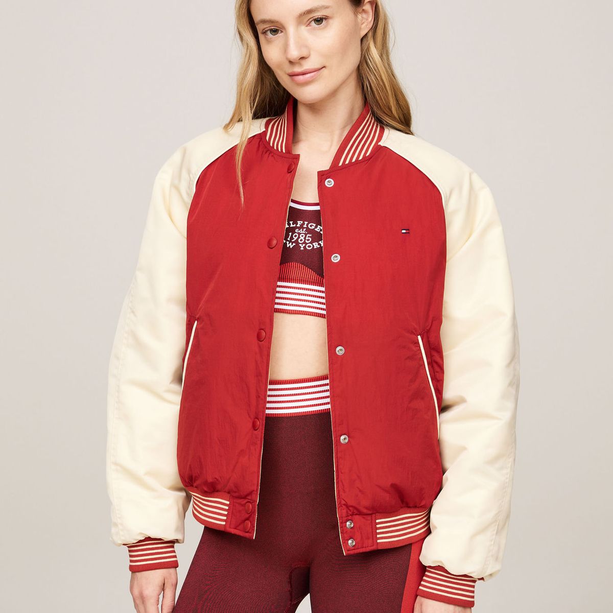 TOMMY HILFIGER - CASACA VARSITY RLX REVERSIBLE BOMBER