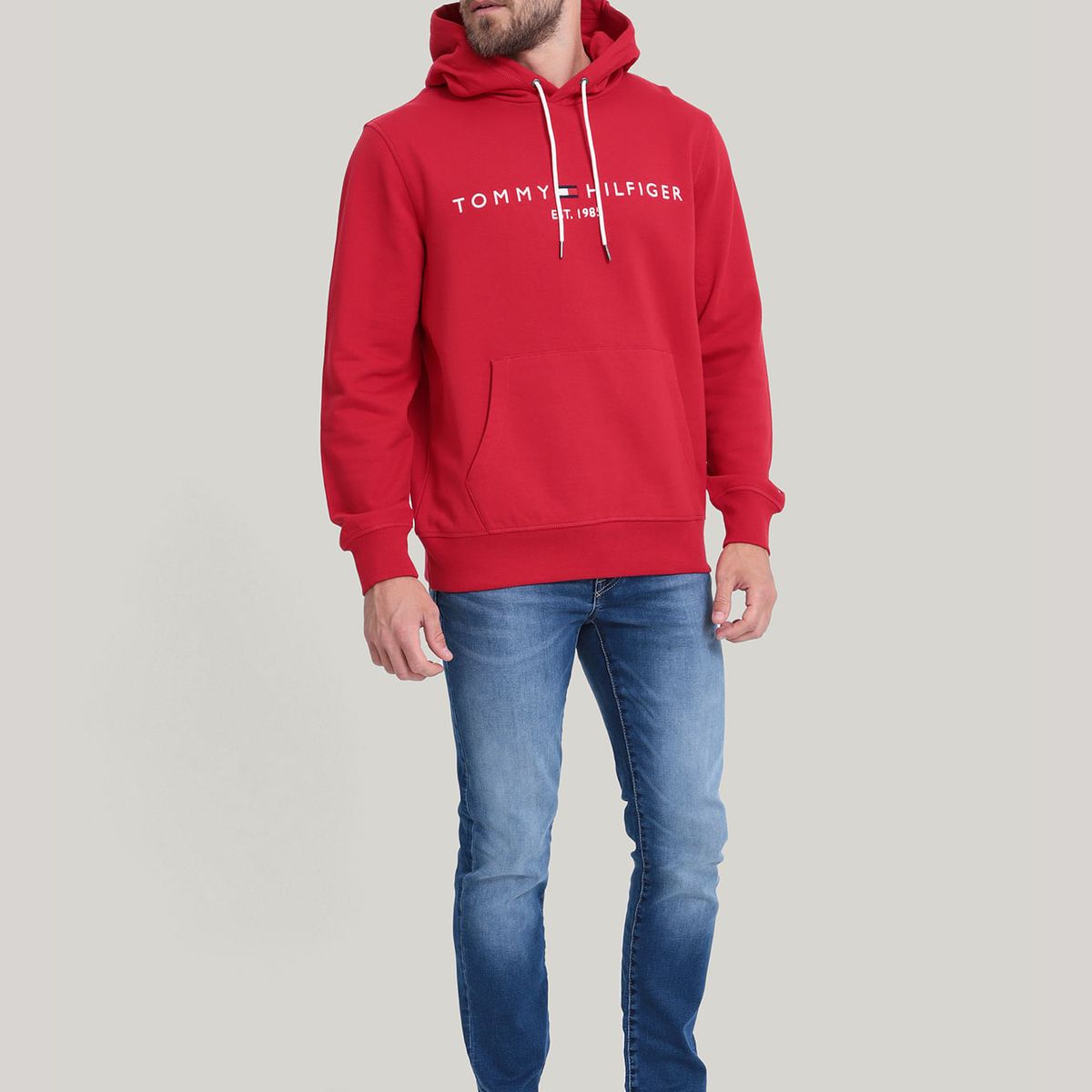 TOMMY HILFIGER - SWEATSHIRT WCC TOMMY LOGO HOODY