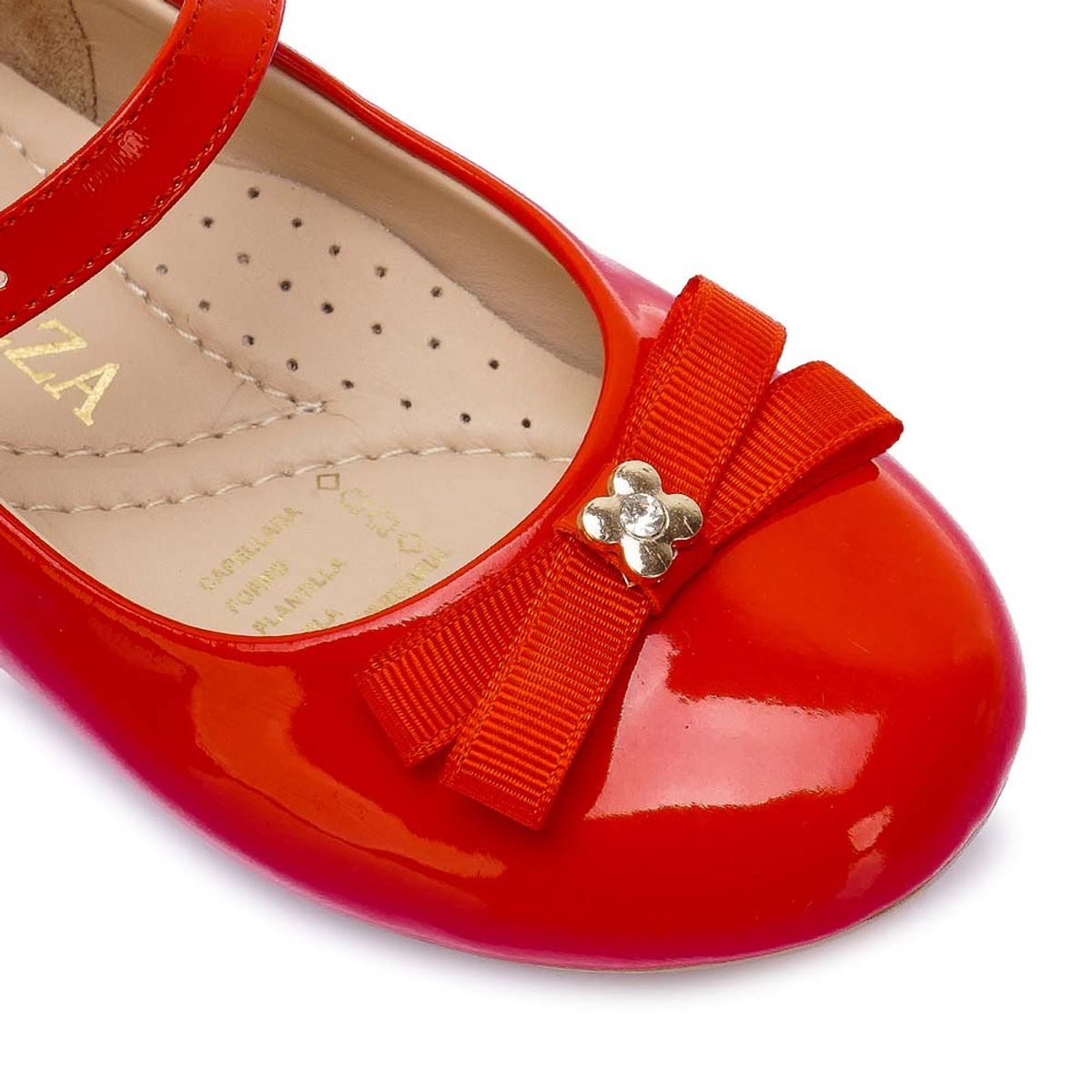 Piazza - Zapato Ballerina Casual MADIS-2524 Rojo Piazza Kids