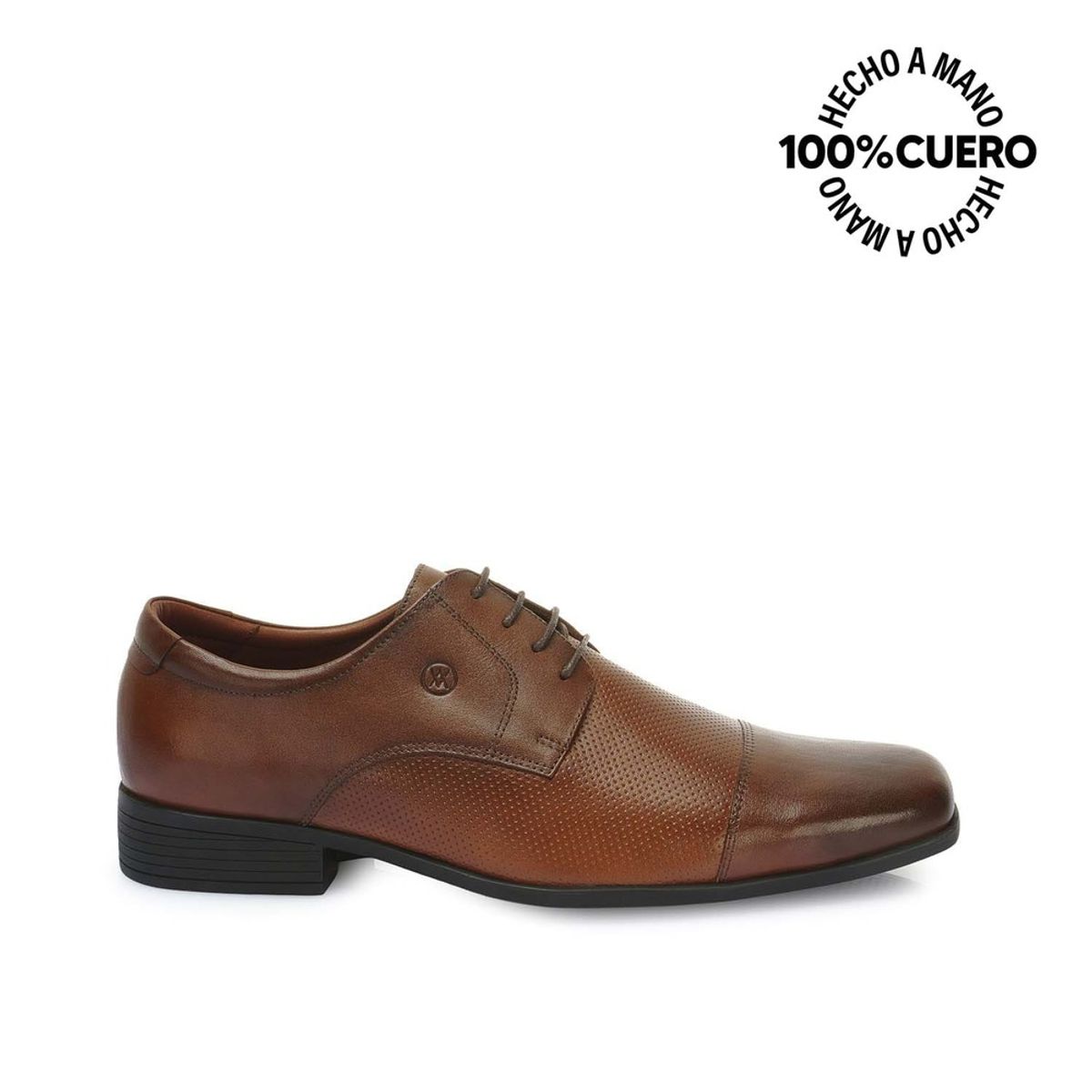 VIALE - Zapato Derby Casual EDER-2504 Cobre Viale Homme Cuero