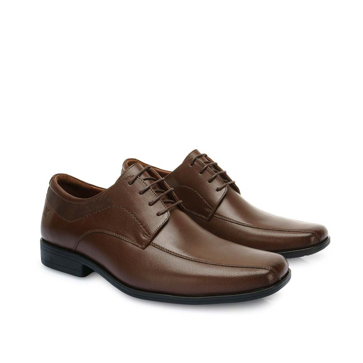 VIALE - Zapato Derby Vestir MATEO-068 MARRON Viale Homme Cuero