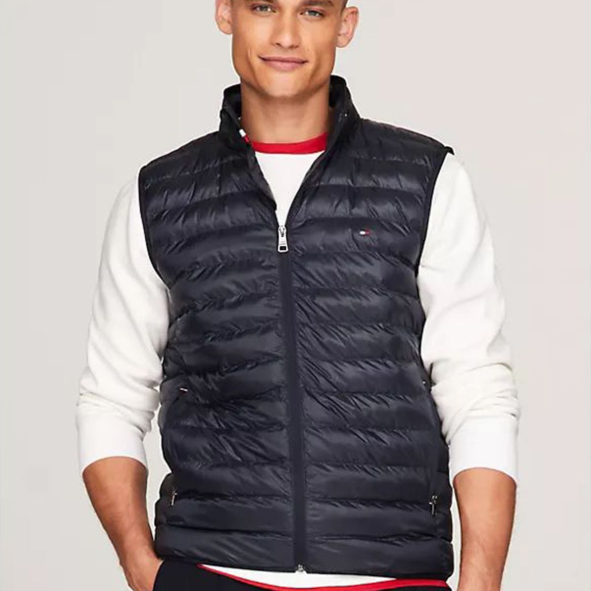 TOMMY HILFIGER - CHALECO PARA HOMBRES TH