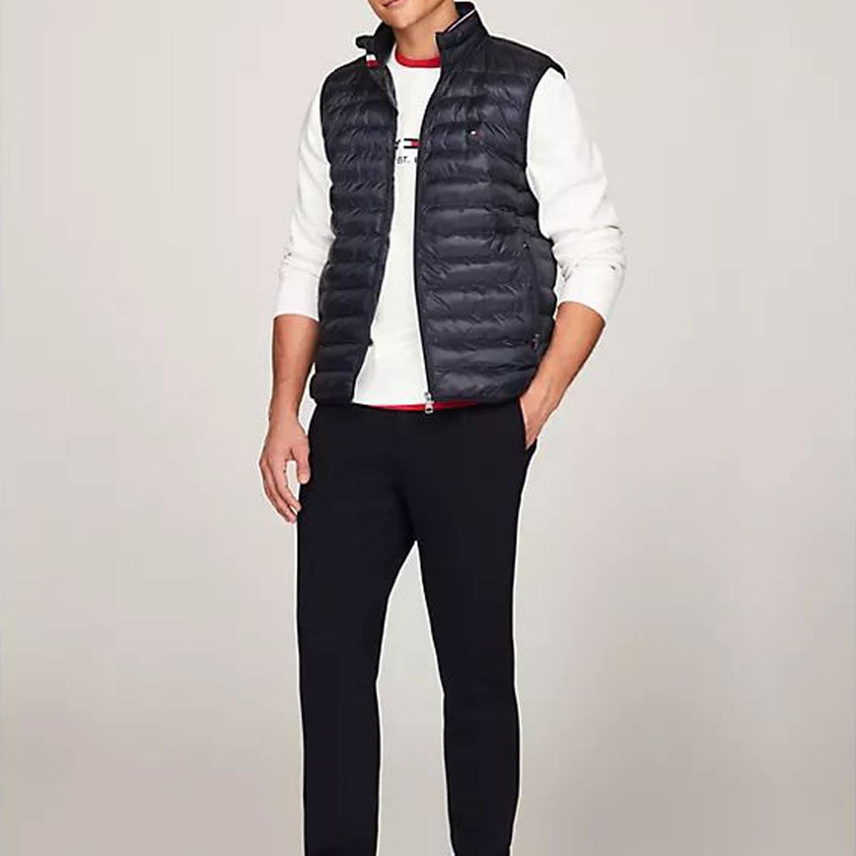 TOMMY HILFIGER - CHALECO PARA HOMBRES TH