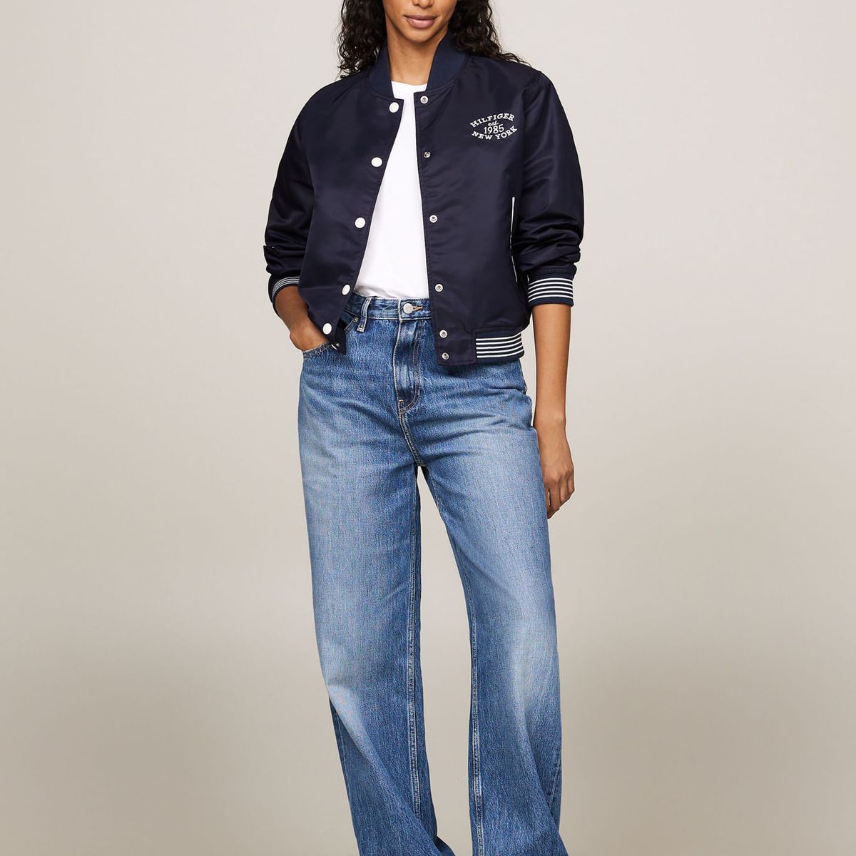 TOMMY HILFIGER - CASACA NON-PADDED VARSITY BOMBER JACK