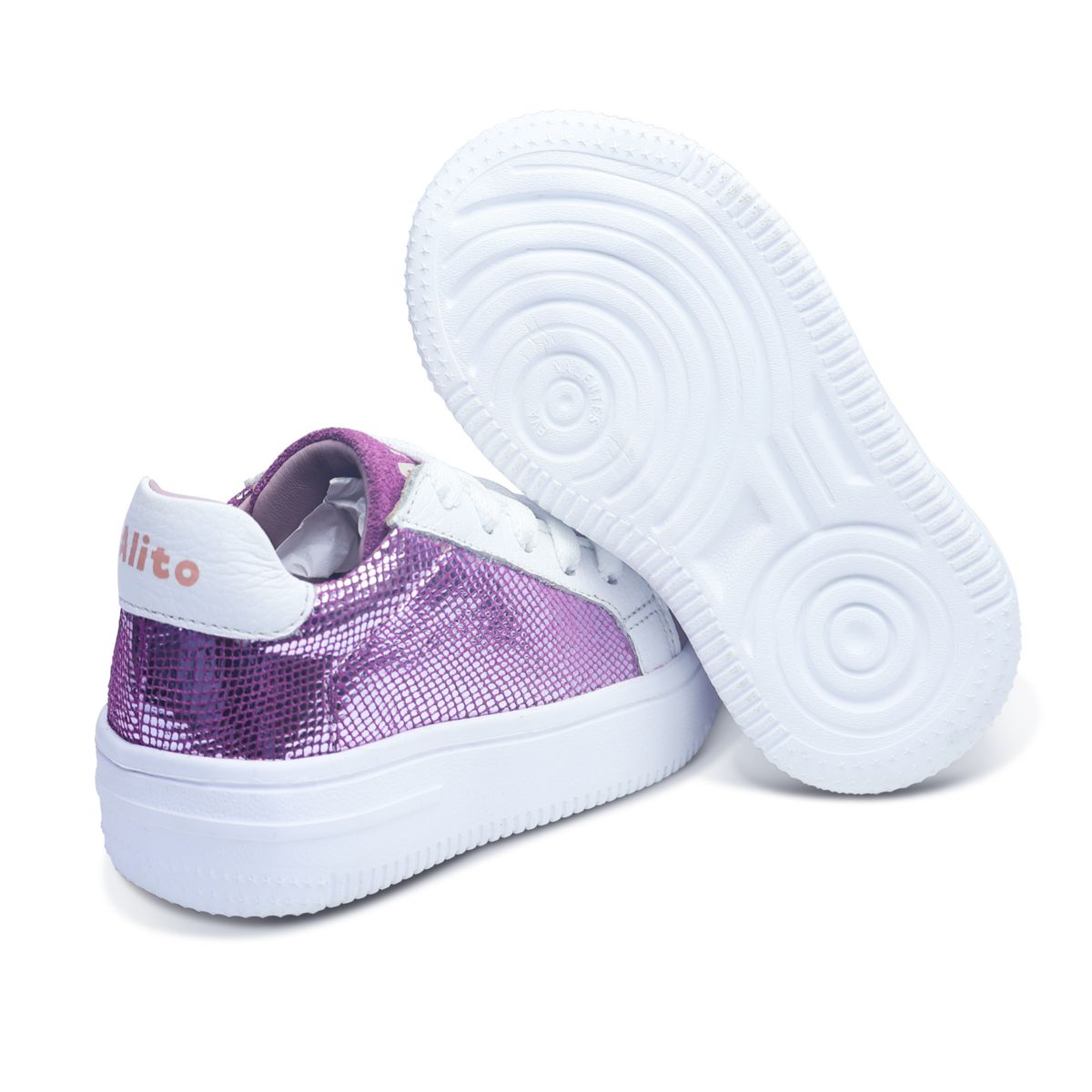 CALZADOS ALITO - Zapatilla de cuero niña 08010