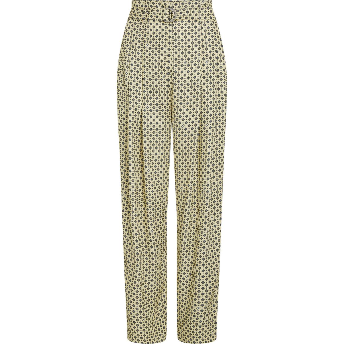 TOMMY HILFIGER - PANTALON FOULARD BELTED PANTS