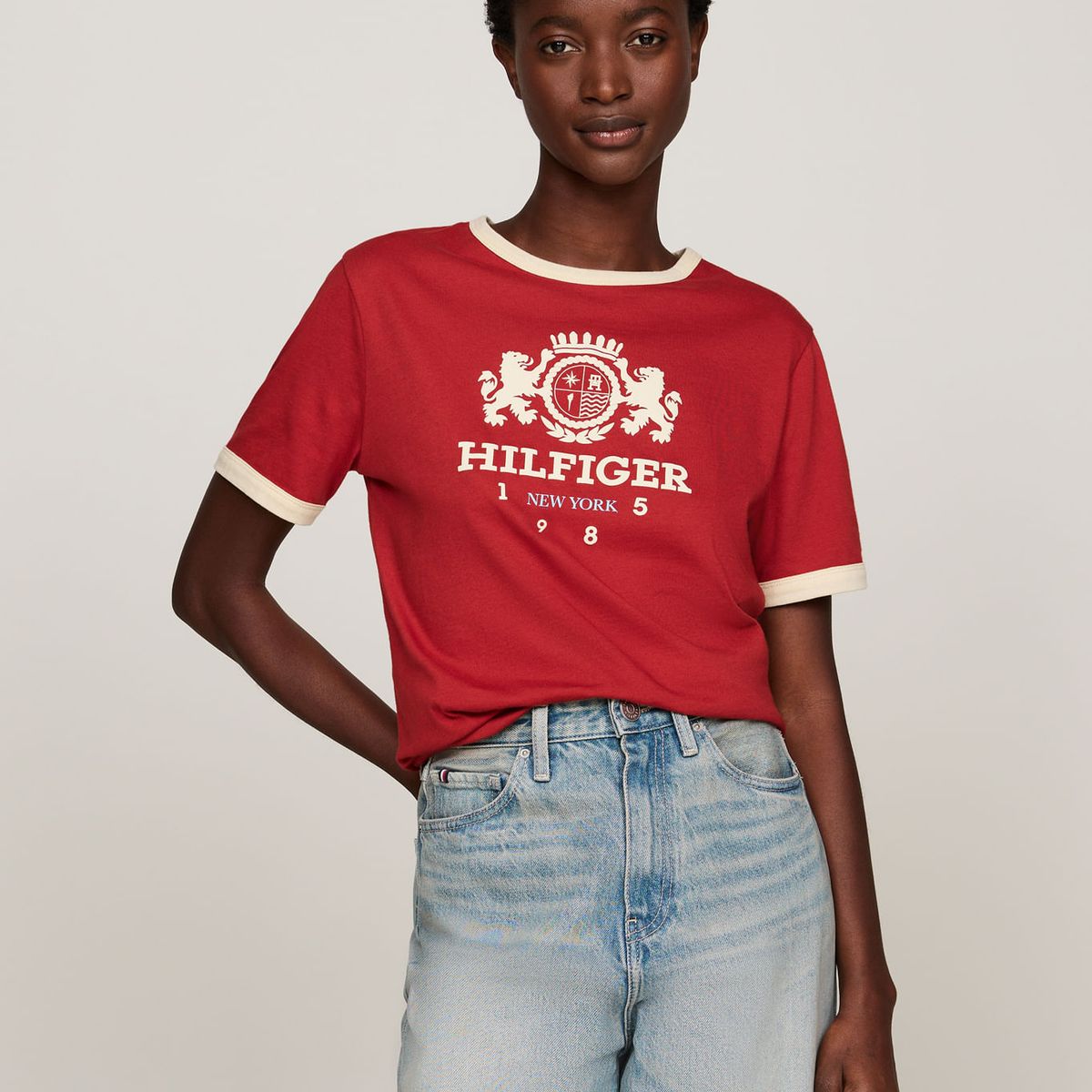 TOMMY HILFIGER - T-SHIRT M/C PARA MUJERES TH