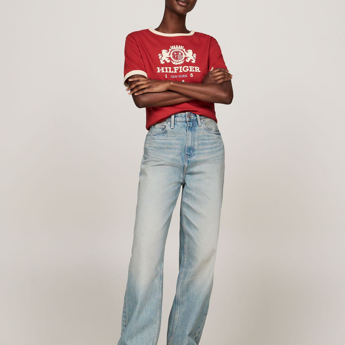 TOMMY HILFIGER - T-SHIRT M/C PARA MUJERES TH