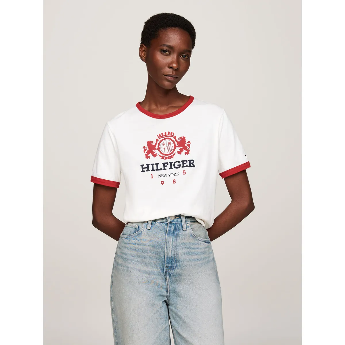 TOMMY HILFIGER - T-SHIRT M/C PARA MUJERES TH