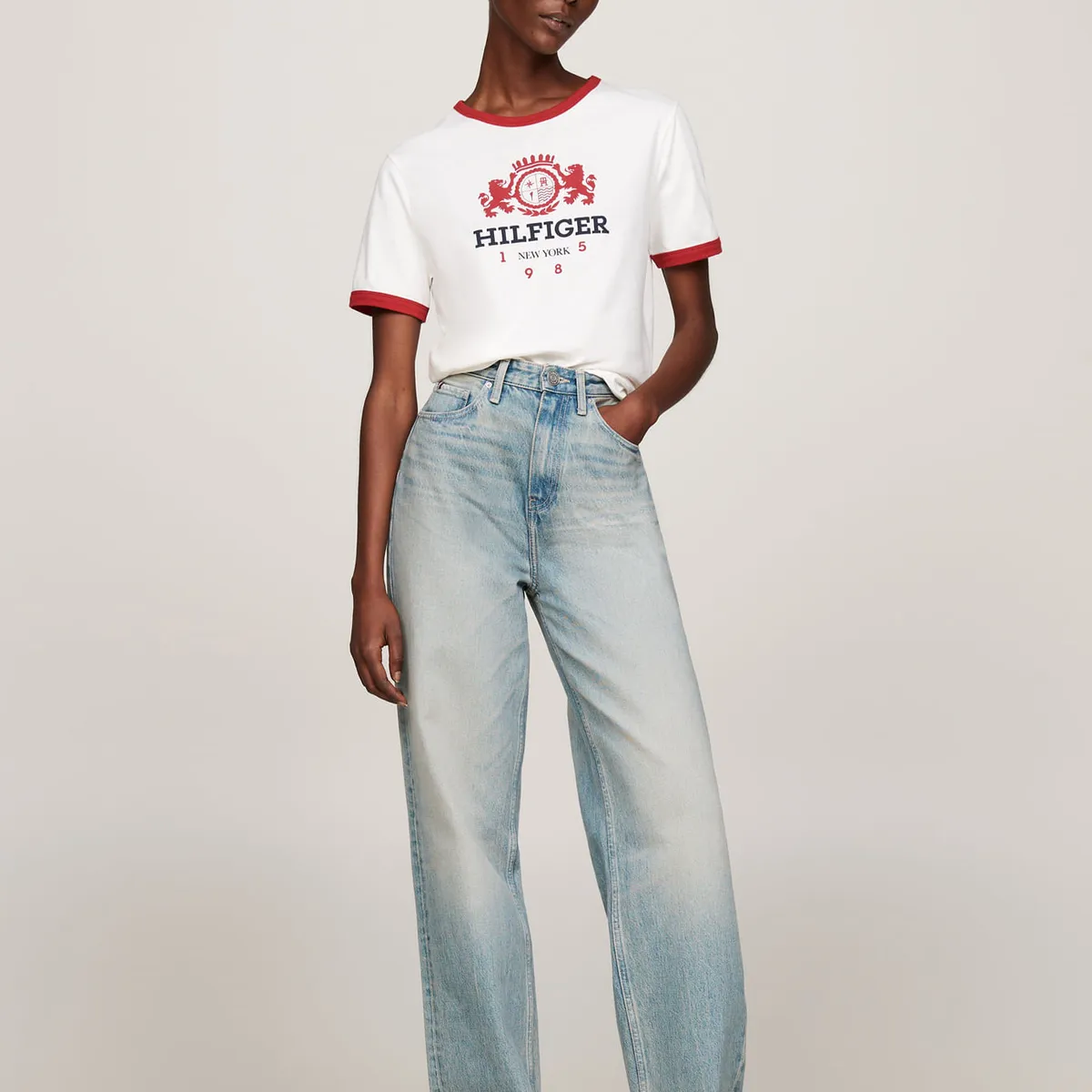 TOMMY HILFIGER - T-SHIRT M/C PARA MUJERES TH