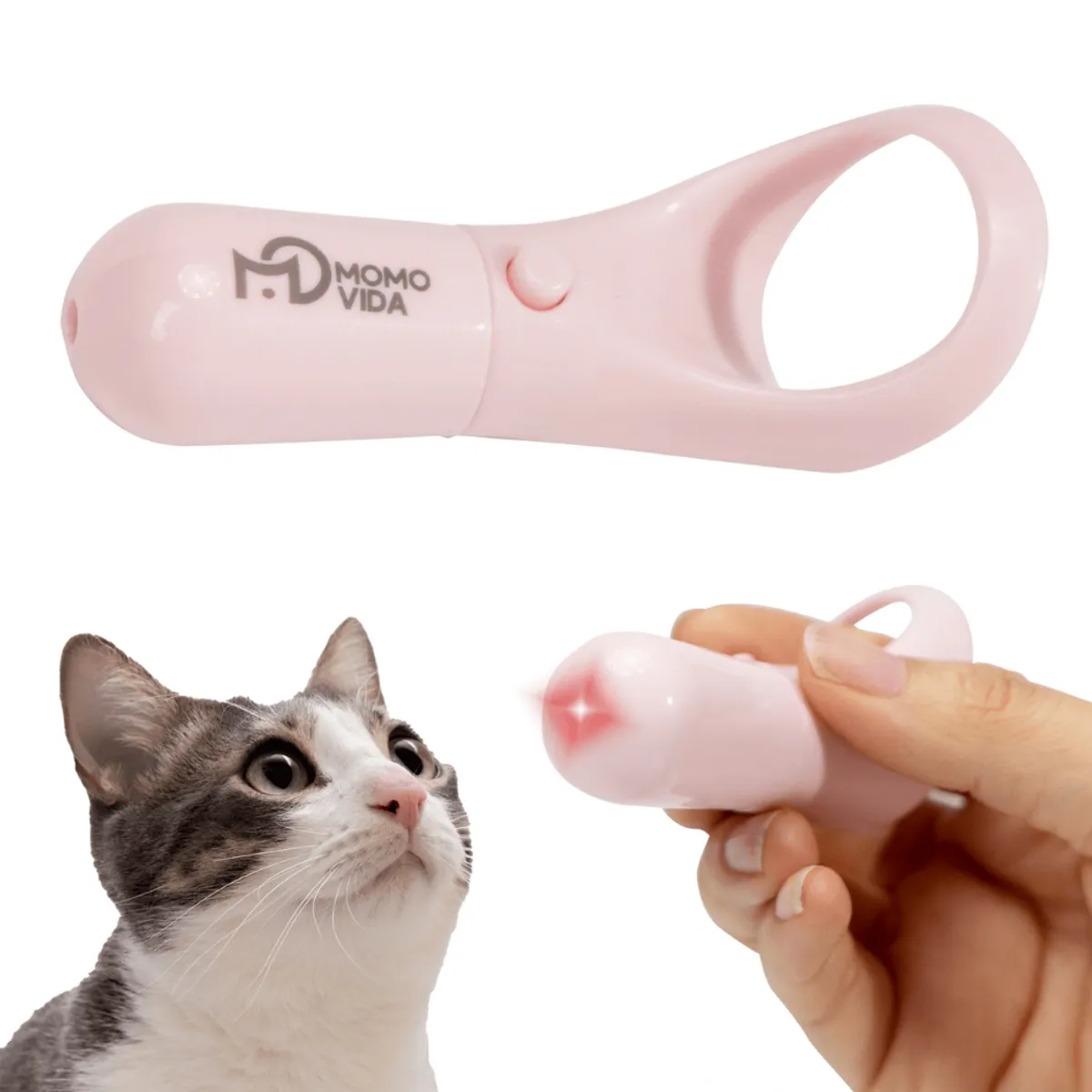 MOMOVIDA - Puntero Láser Interactivo para Mascotas CT-4