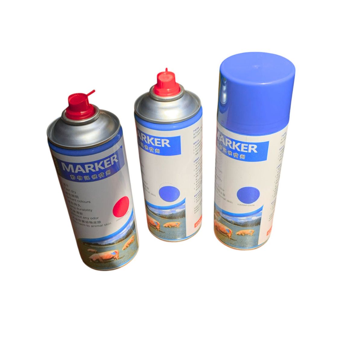 GENERICO - SPRAY MARCADOR AZUL PARA GANADO CERDO OVEJA VACA ETC