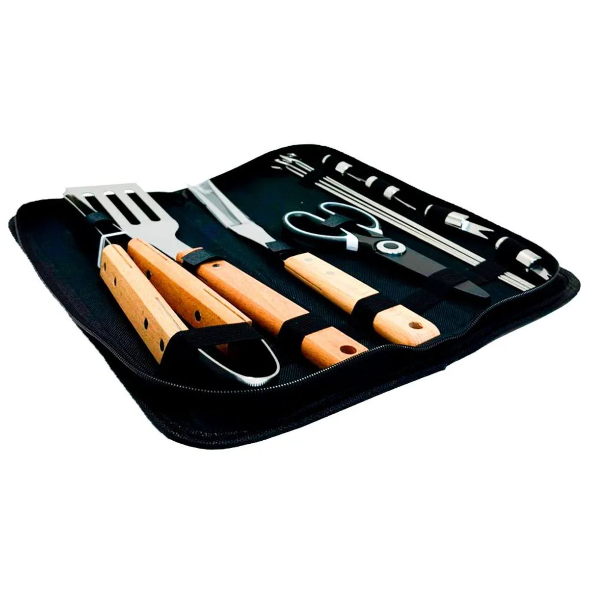 ICHIMATSU - Set de Utensilios Parrilleros de 15 Piezas con Estuche – 10390073