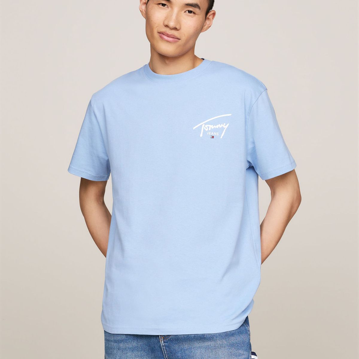 TOMMY HILFIGER - T-SHIRT M/C PARA HOMBRES TH