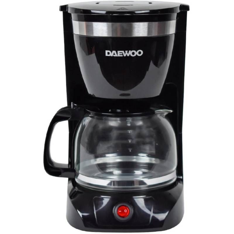 DAEWOO - Cafetera negra daewoo dcm-1859 1.25l 12 tazas