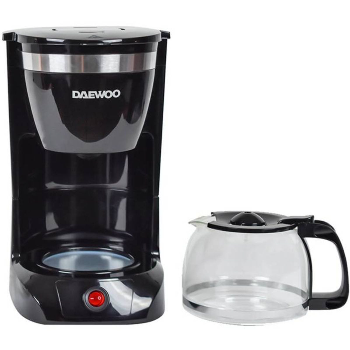 DAEWOO - Cafetera negra daewoo dcm-1859 1.25l 12 tazas
