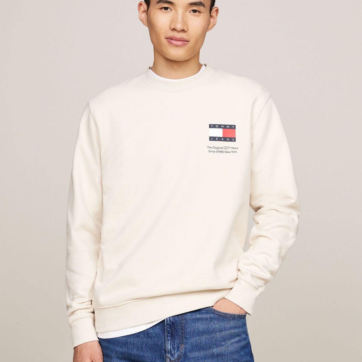 TOMMY HILFIGER - SWEATSHIRT TJM REG FLAG CNECK EXT