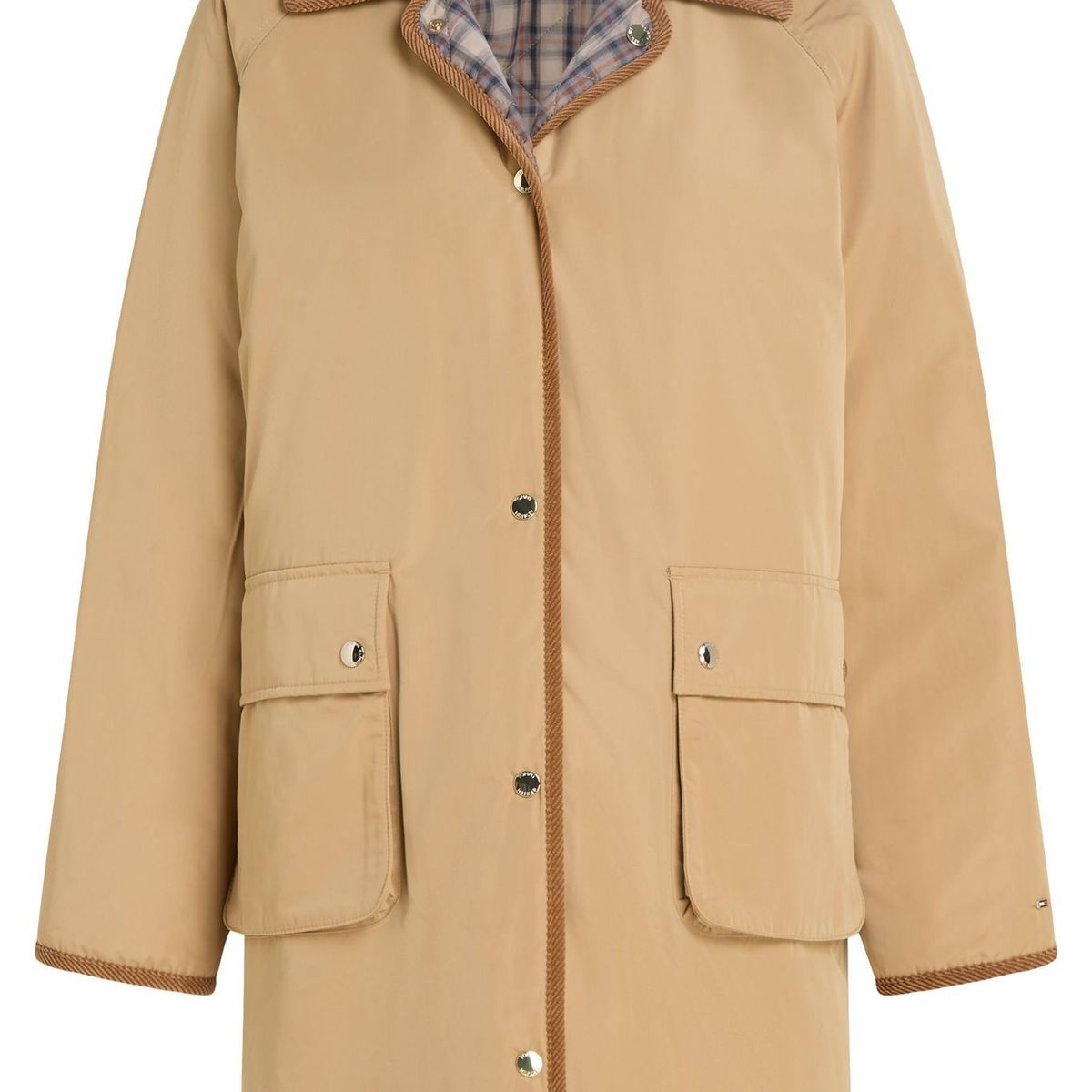 TOMMY HILFIGER - SACO QUILTED REVERSIBLE CHECK COAT