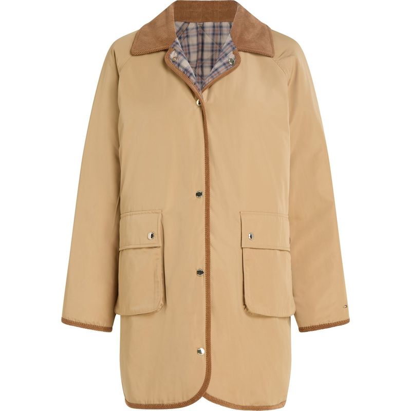 TOMMY HILFIGER - SACO QUILTED REVERSIBLE CHECK COAT