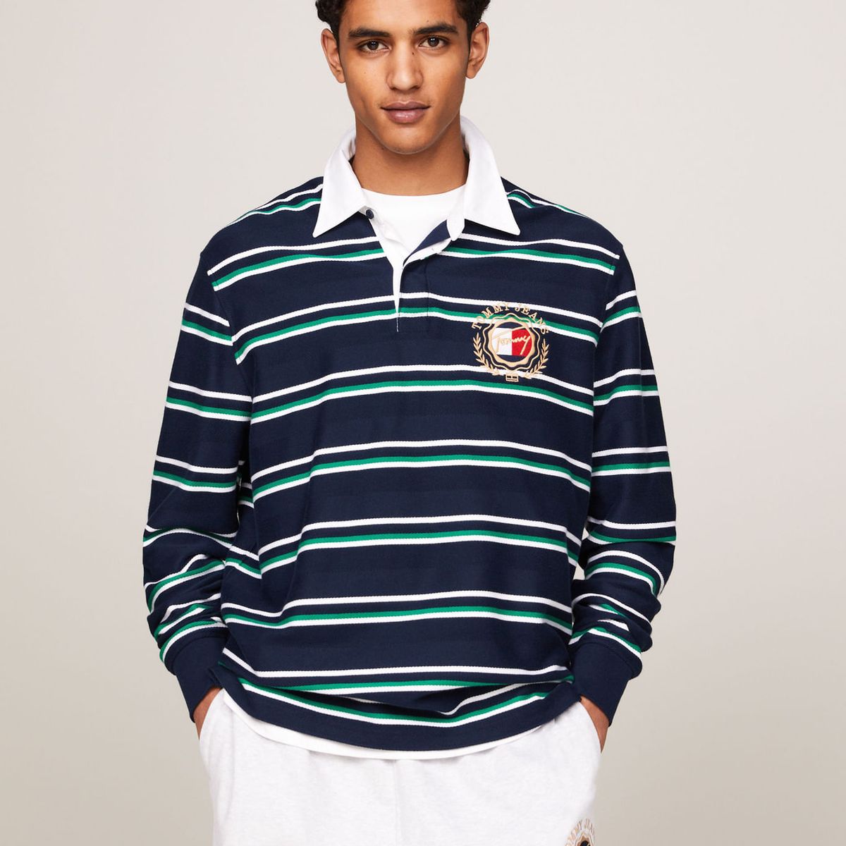 TOMMY HILFIGER - POLO TJM PREP STRIPE EXPLORER RUGBY